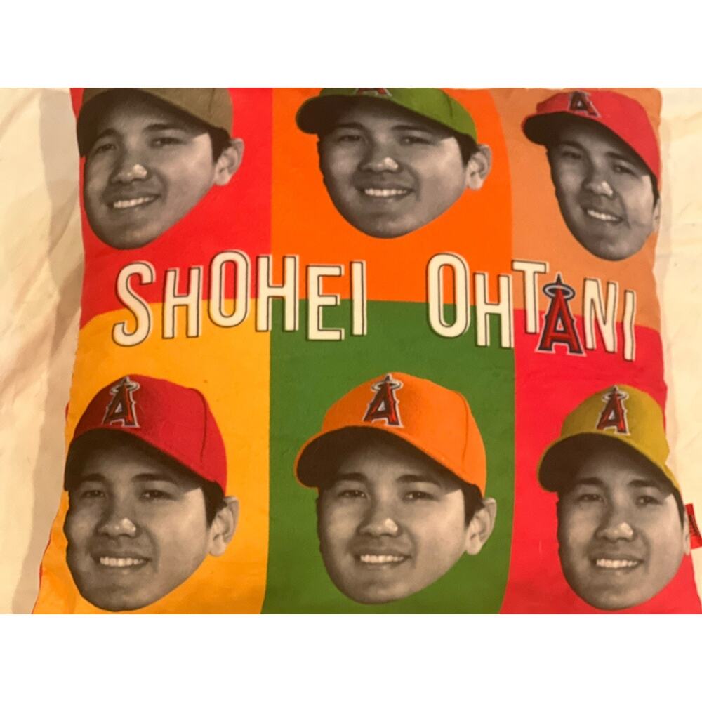 SHOHEI OHTANI MLB Angels PILLOW~SGA~8.31.21~Dodgers